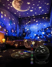 LED Star Galaxy Projector Lamp with Rotating Magic Ball